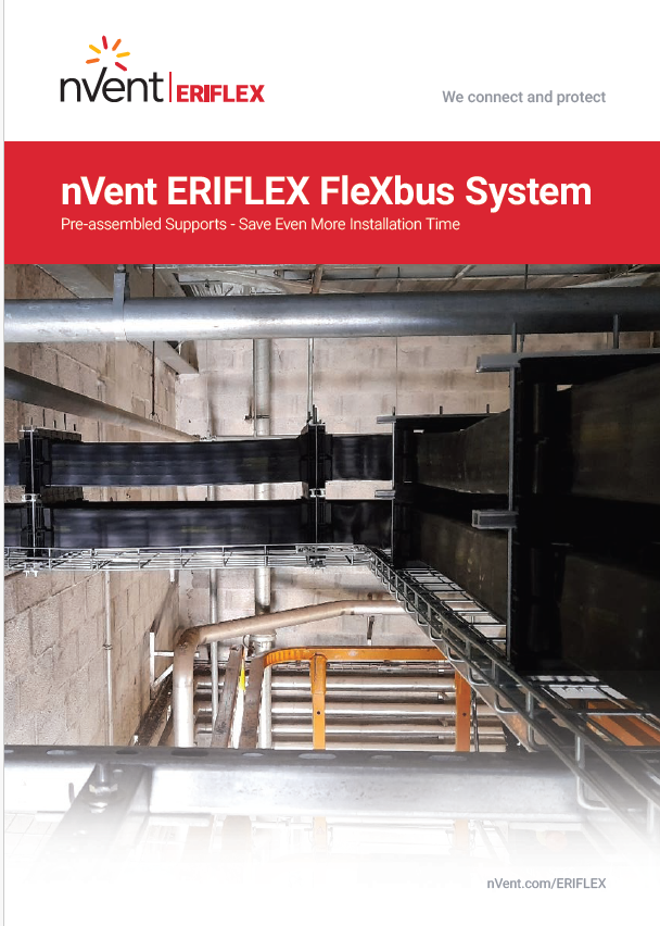 nVent ERIFLEX FleXbus System Pre-assembled supports